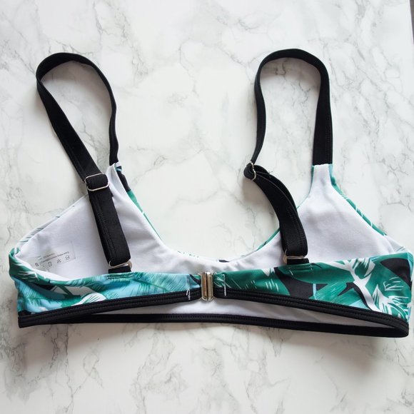 Leaves Printed Bikini - Picture 2 of 5